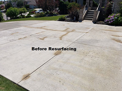 Concrete Resurfacing Before